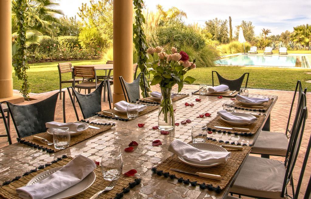 Villa De Luxe Avec Piscine Privee Et Golf Marrakesh Buitenkant foto